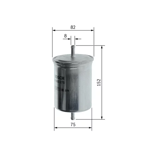 Palivový filter BOSCH 0 450 905 275 - obr. 4