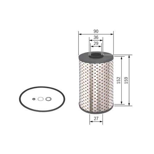 Olejový filter BOSCH 1 457 429 123 - obr. 4