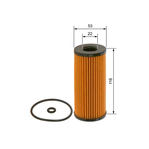 Olejový filter BOSCH 1 457 429 272 - obr. 4