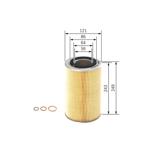 Olejový filter BOSCH 1 457 429 740 - obr. 4