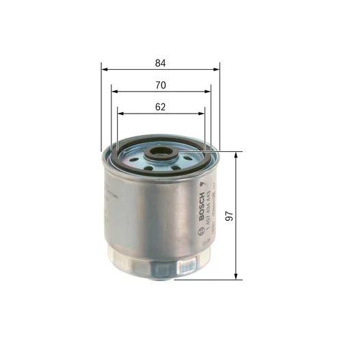 Palivový filter BOSCH 1 457 434 443 - obr. 4