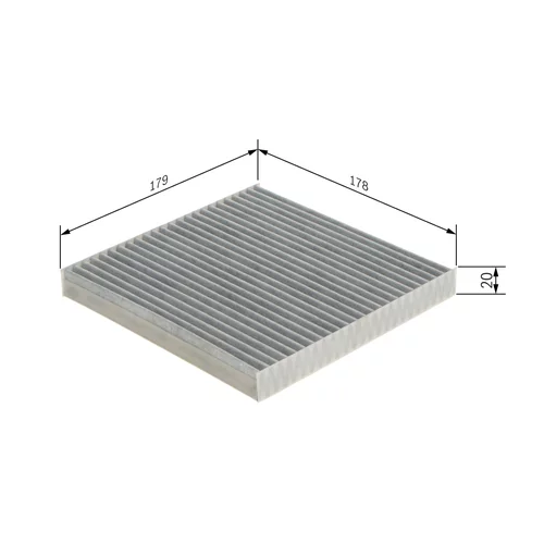 Filter vnútorného priestoru BOSCH 1 987 432 566 - obr. 4