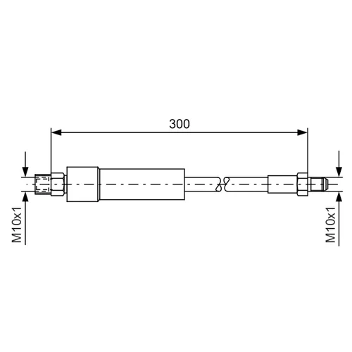 Brzdová hadica BOSCH 1 987 476 074 - obr. 3