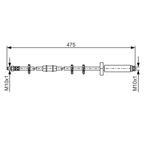 Brzdová hadica BOSCH 1 987 476 329 - obr. 4