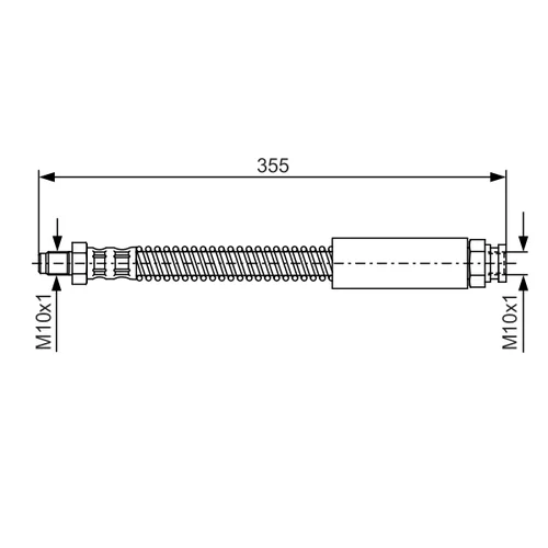 Brzdová hadica BOSCH 1 987 476 519 - obr. 4