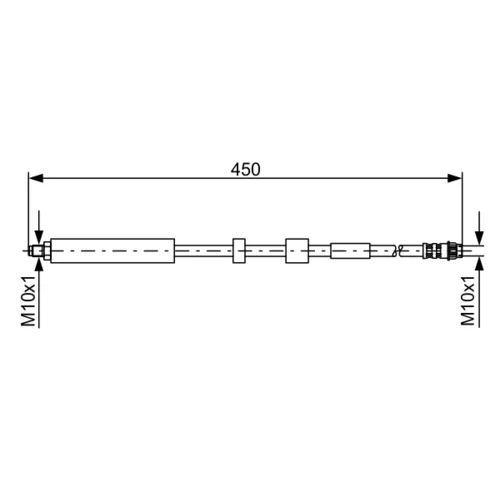 Brzdová hadica BOSCH 1 987 481 051
