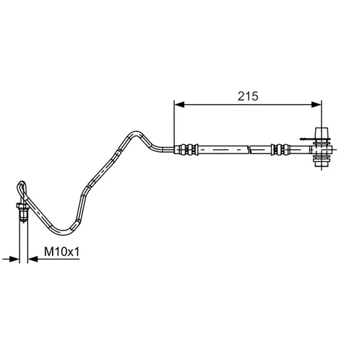 Brzdová hadica BOSCH 1 987 481 533 - obr. 4