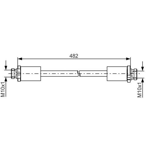 Brzdová hadica BOSCH 1 987 481 832 - obr. 4