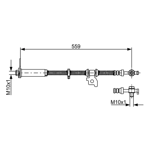 Brzdová hadica BOSCH 1 987 481 940 - obr. 4