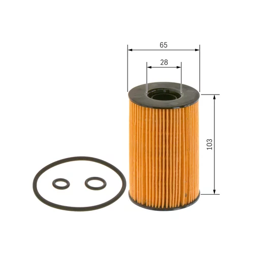 Olejový filter BOSCH F 026 407 023 - obr. 4