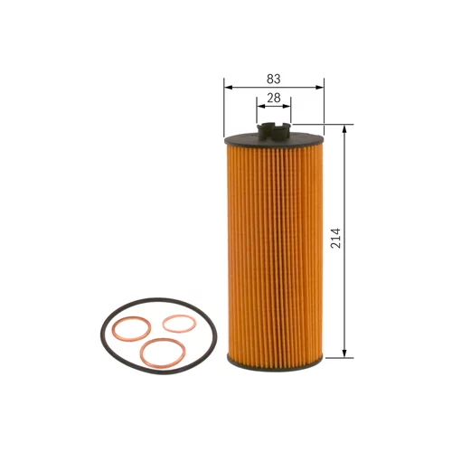 Olejový filter BOSCH F 026 407 026 - obr. 4