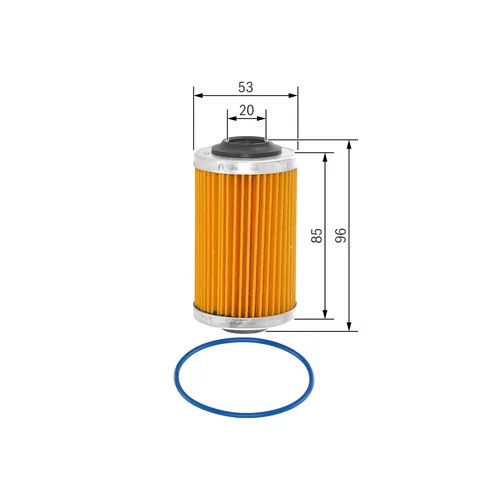 Olejový filter BOSCH F 026 407 109 - obr. 4