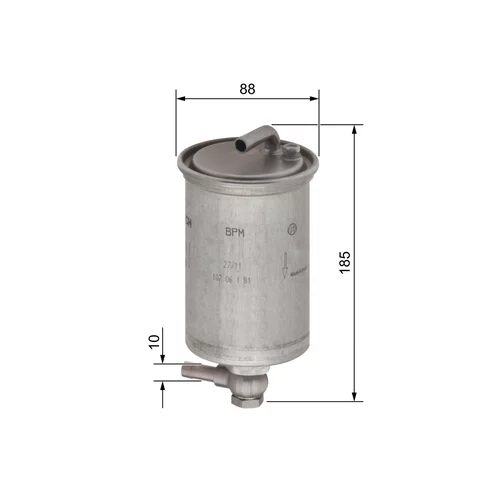 Palivový filter BOSCH 0 450 906 431 - obr. 4