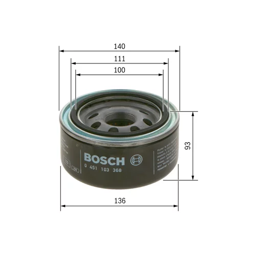 Olejový filter BOSCH 0 451 103 368 - obr. 4