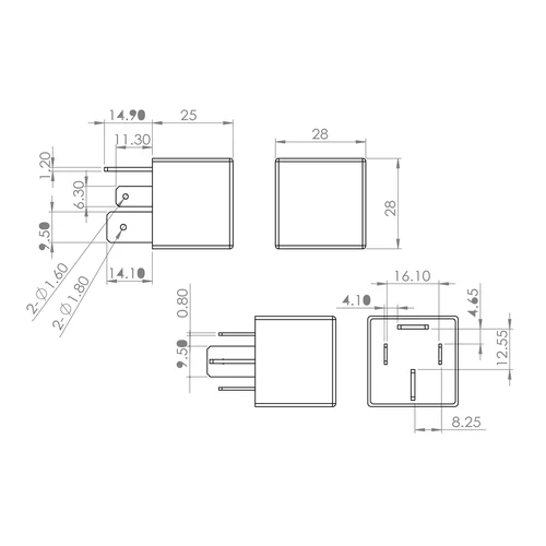 Relé pracovného prúdu 0 986 AH0 082 /BOSCH/ - obr. 4