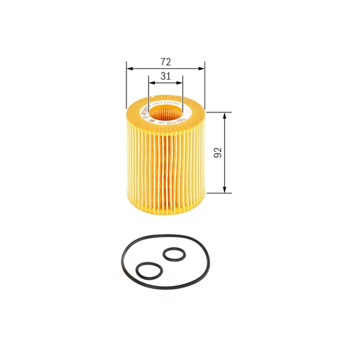 Olejový filter BOSCH 1 457 429 199 - obr. 4