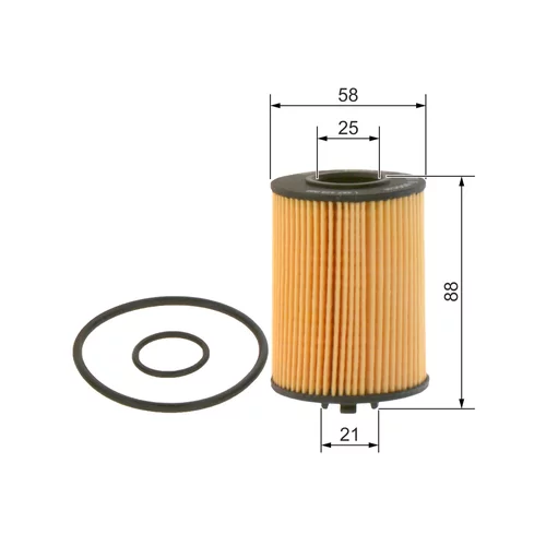 Olejový filter BOSCH 1 457 429 306 - obr. 4