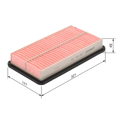 Vzduchový filter BOSCH 1 987 429 188 - obr. 4