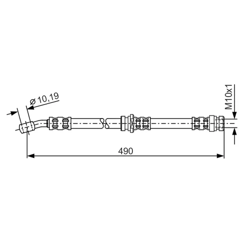 Brzdová hadica BOSCH 1 987 476 076 - obr. 4