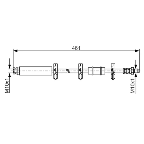 Brzdová hadica BOSCH 1 987 476 463