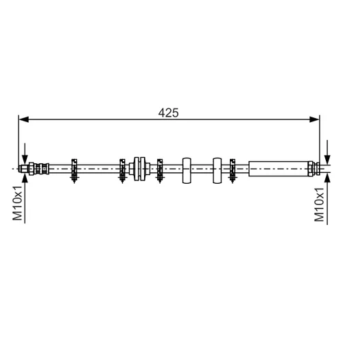 Brzdová hadica BOSCH 1 987 476 636 - obr. 4