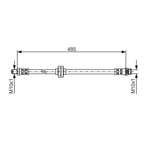 Brzdová hadica BOSCH 1 987 476 827