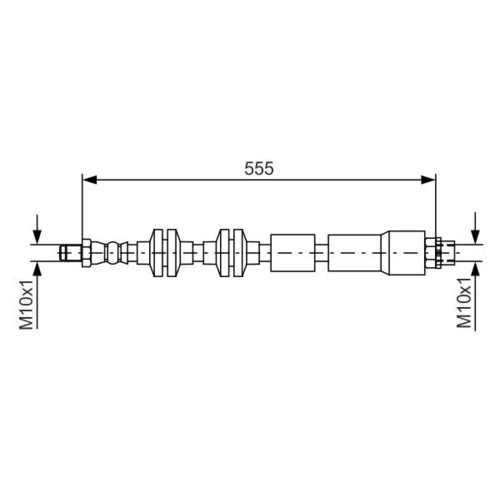 Brzdová hadica BOSCH 1 987 481 569