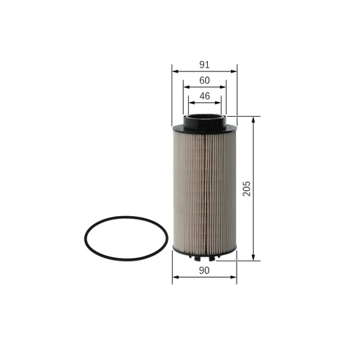 Palivový filter BOSCH F 026 402 033 - obr. 4