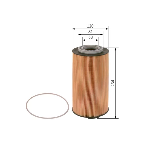 Olejový filter BOSCH F 026 407 201 - obr. 4