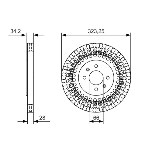 Brzdový kotúč 0 986 479 A90 /BOSCH/ - obr. 4