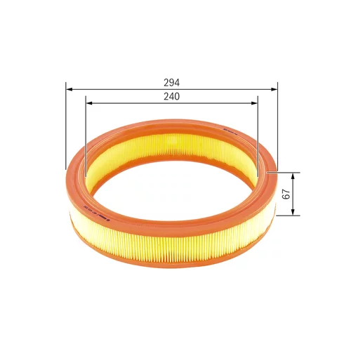 Vzduchový filter BOSCH 1 457 433 330 - obr. 4