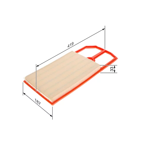 Vzduchový filter BOSCH 1 457 433 716 - obr. 4