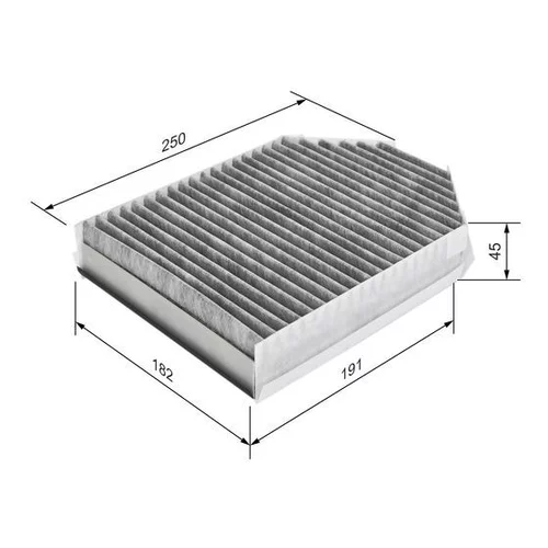 Filter vnútorného priestoru BOSCH 1 987 435 509 - obr. 4