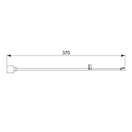 Výstražný kontakt opotrebenia brzdového obloženia BOSCH 1 987 474 572 - obr. 4