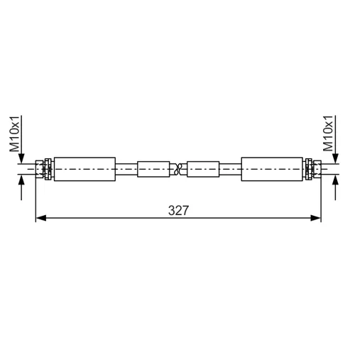 Brzdová hadica BOSCH 1 987 476 856