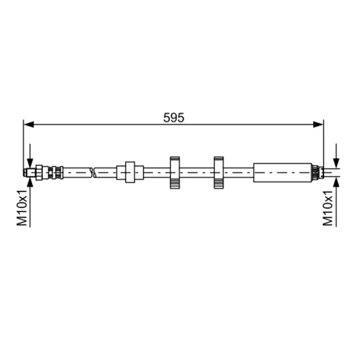Brzdová hadica BOSCH 1 987 476 979 - obr. 4