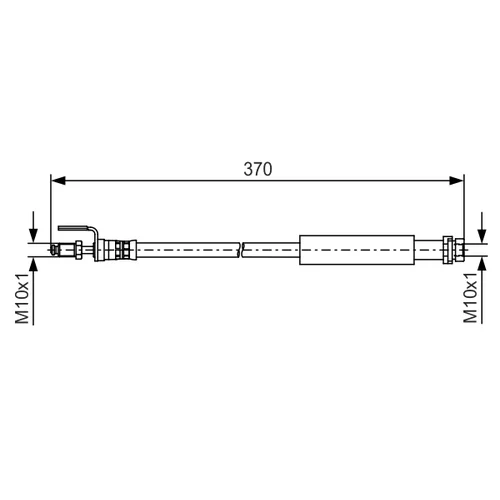 Brzdová hadica BOSCH 1 987 481 487 - obr. 1