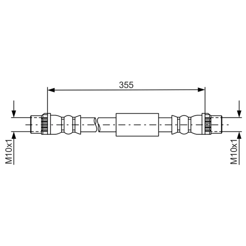 Brzdová hadica BOSCH 1 987 481 665