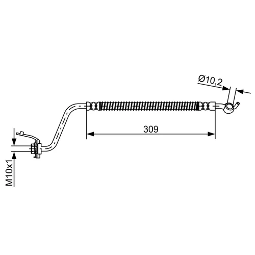 Brzdová hadica BOSCH 1 987 481 889 - obr. 4
