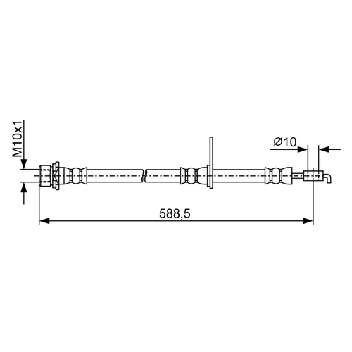 Brzdová hadica BOSCH 1 987 481 912 - obr. 4