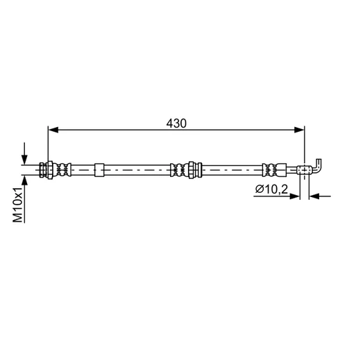 Brzdová hadica BOSCH 1 987 481 956 - obr. 4