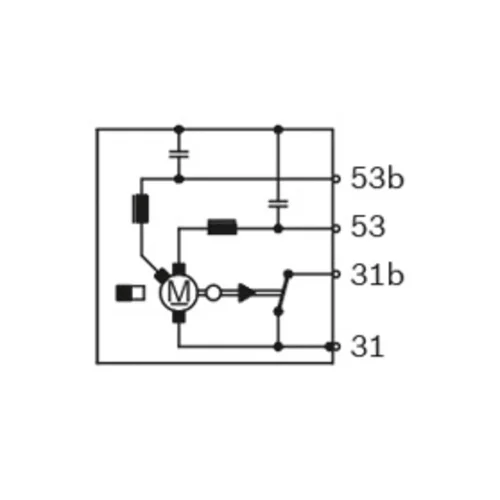 Motor stieračov BOSCH F 006 B20 050 - obr. 5