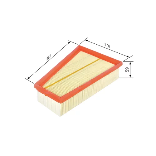 Vzduchový filter BOSCH F 026 400 380 - obr. 4