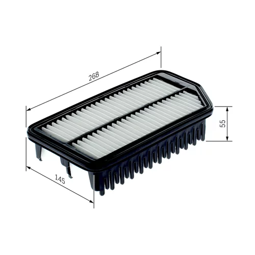 Vzduchový filter F 026 400 445 /BOSCH/ - obr. 5