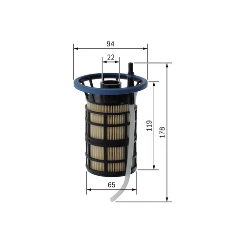 Palivový filter BOSCH F 026 402 291 - obr. 4