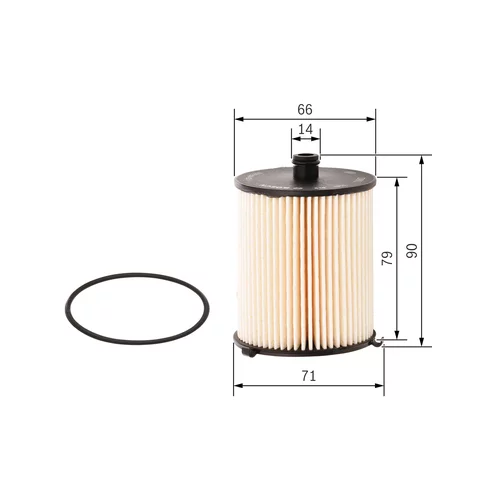 Palivový filter BOSCH F 026 402 810 - obr. 4