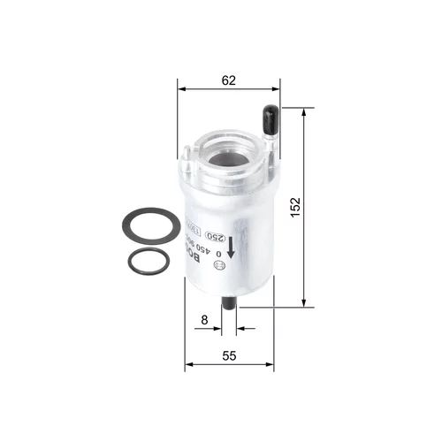 Palivový filter BOSCH 0 450 905 925 - obr. 4