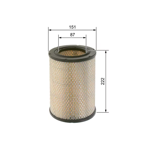 Vzduchový filter BOSCH 1 457 429 056 - obr. 4