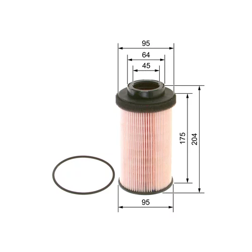 Palivový filter BOSCH 1 457 429 655 - obr. 4