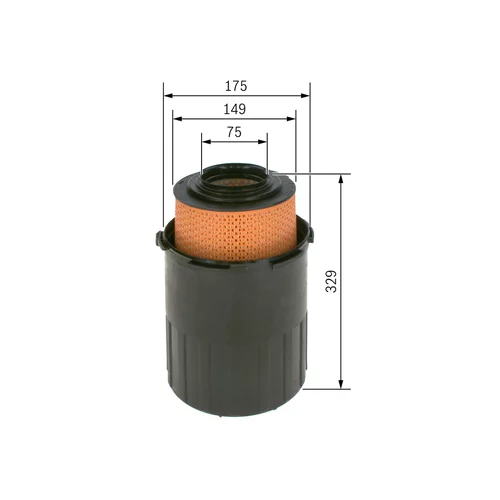 Vzduchový filter BOSCH 1 457 433 005 - obr. 4